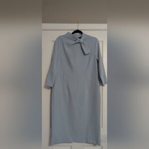 Stylewe Knot Front Blue Dress